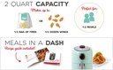 Dash 6 qt. Family Size Air Fryer - Black