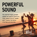 Bocina Klipsch Portátil Party Box Gig Xl, Bluetooth, Alámbrico/Inalámbrico, Negro