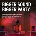 Bocina Klipsch Portátil Party Box Gig Xl, Bluetooth, Alámbrico/Inalámbrico, Negro