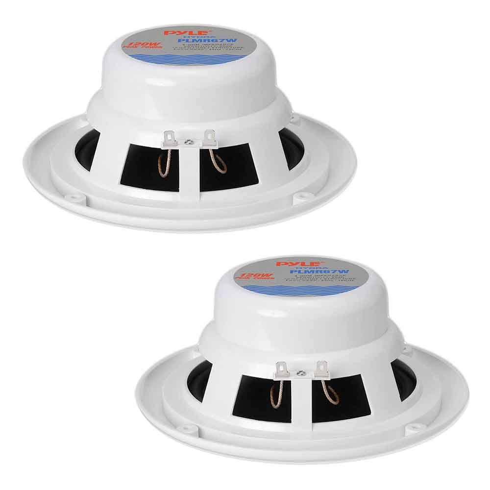 Altavoz coaxial Boss Marine MR60W de 2 vías y 200 vatios de 6.5 " - Blanco