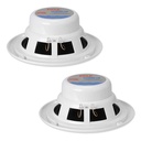 Altavoz coaxial Boss Marine MR60W de 2 vías y 200 vatios de 6.5 " - Blanco