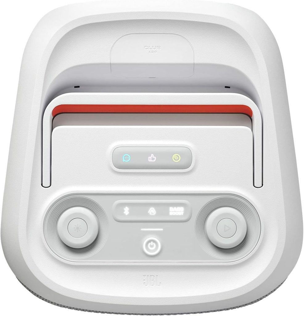 JBL PartyBox Club 120 Portable Wireless Speaker (White) 