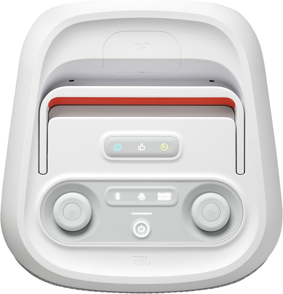 JBL PartyBox Club 120 Portable Wireless Speaker (White) 