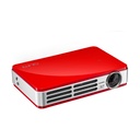 Proyector Portátil Vivitek Qumi Q5 DLP, 720p, 500 Lúmenes, Inalámbrico, con Bocinas, Rojo
