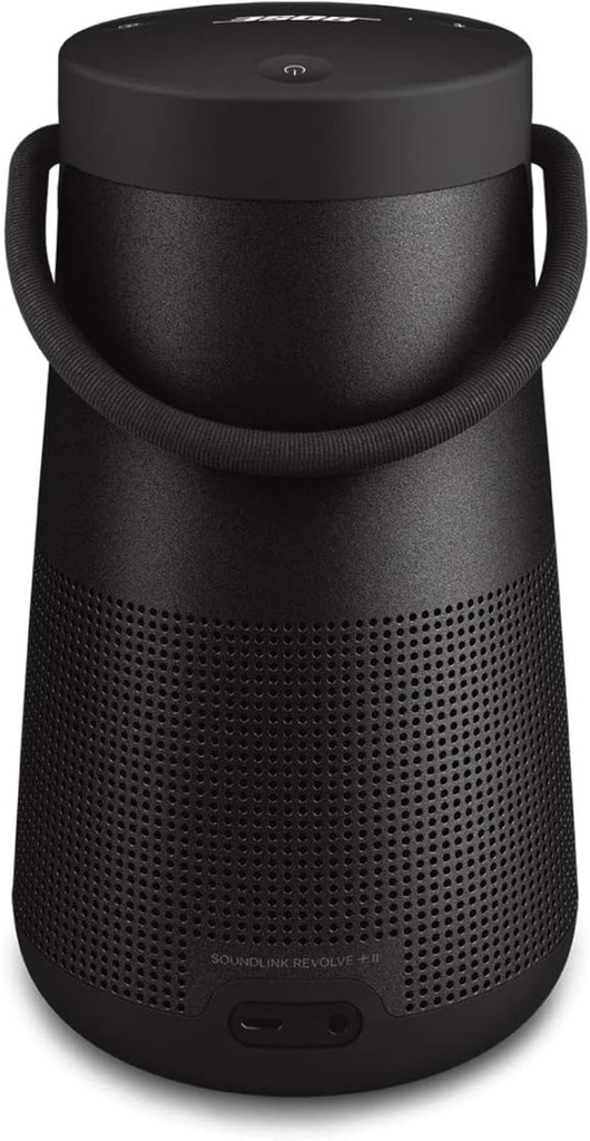 Bose SoundLink Revolve+ (Serie II) : Altavoz Bluetooth Portátil. Altavoz Inalámbrico Resistente al Agua con Batería de Larga Duración, Negro