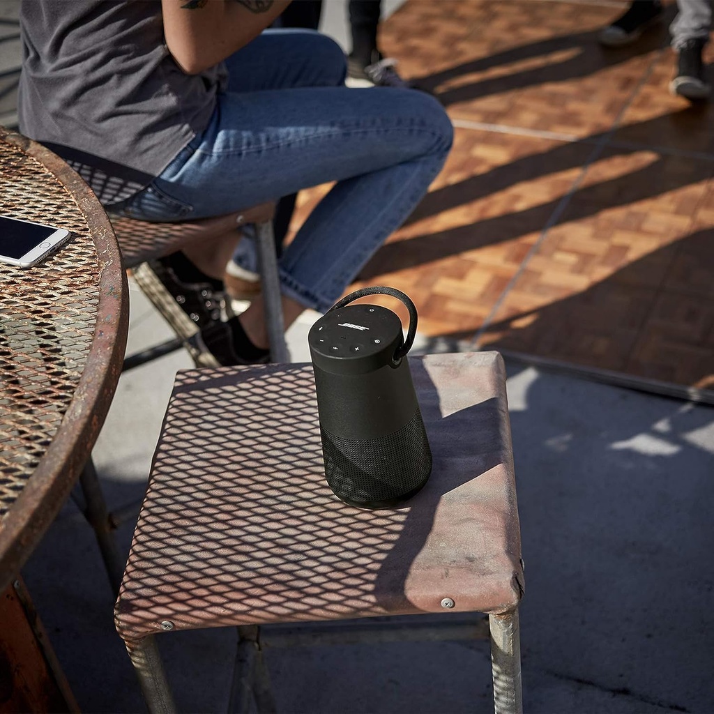 Bose SoundLink Revolve+ (Serie II) : Altavoz Bluetooth Portátil. Altavoz Inalámbrico Resistente al Agua con Batería de Larga Duración, Negro