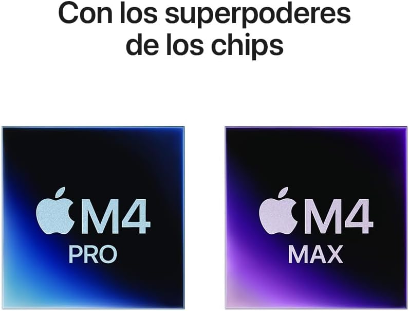 Apple MacBook Pro, 14, M4, CPU de 10 núcleos, GPU de 10 núcleos, RAM 16 GB, SSD 512 GB, Plata