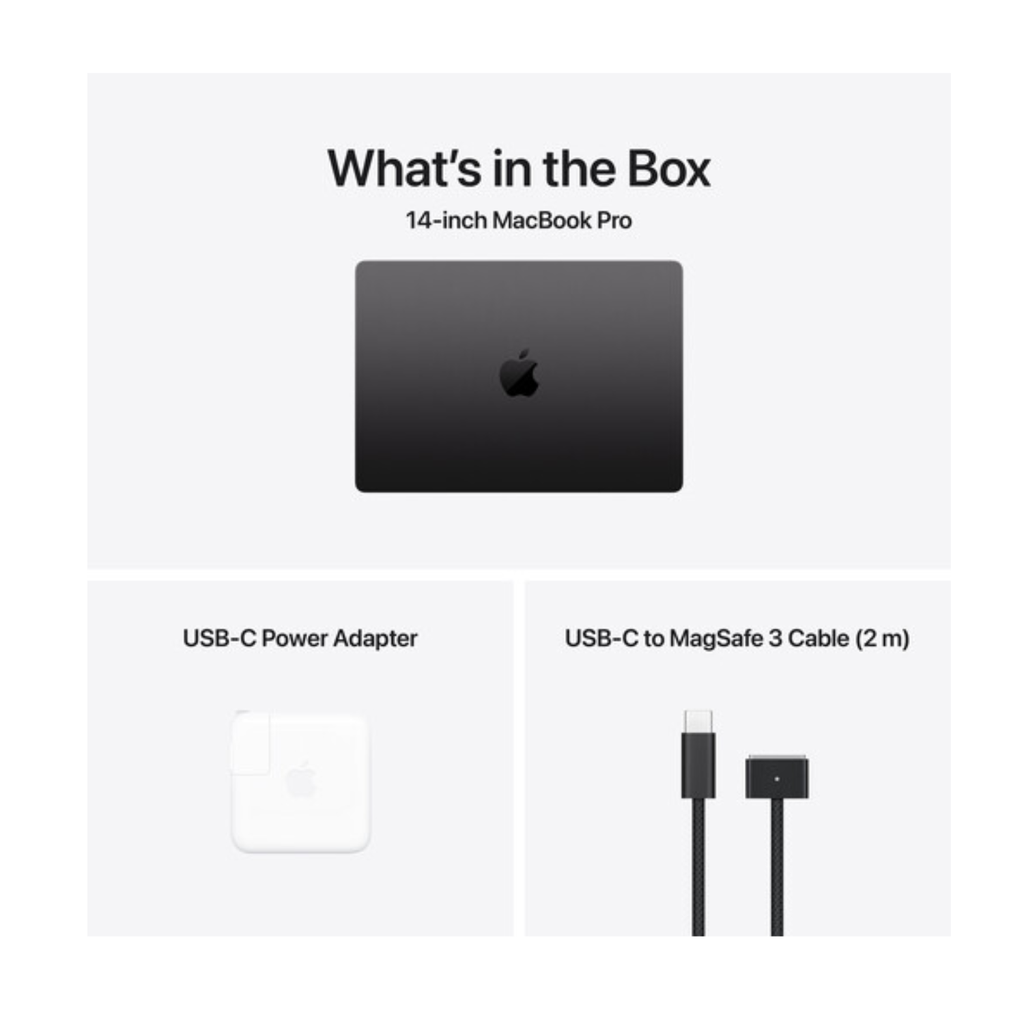 Apple MacBook Pro 14.2″ (M5) – 10-Core CPU, 10-Core GPU, 16GB RAM, 512GB SSD, Pantalla Liquid Retina XDR, macOS, Space Black