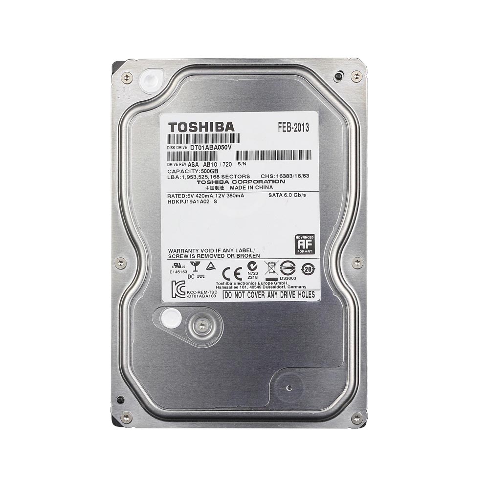 Disco Duro Interno Toshiba hd502hi 500GB, SATA lll 6 GB/s, 5400 RPM, 3.5" - Usado Grado A