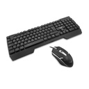 Kit de Teclado y Mouse Naceb NA-0951, Alámbrico, USB, Negro