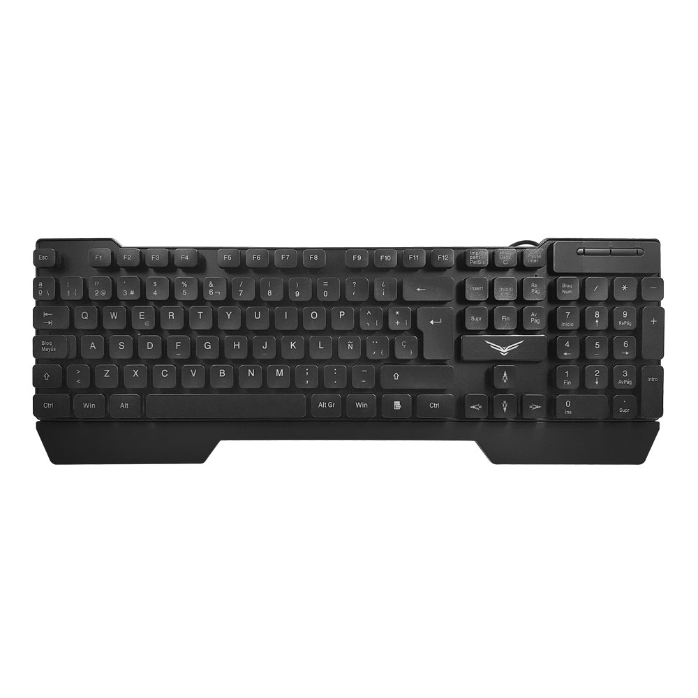 Kit de Teclado y Mouse Naceb NA-0951, Alámbrico, USB, Negro