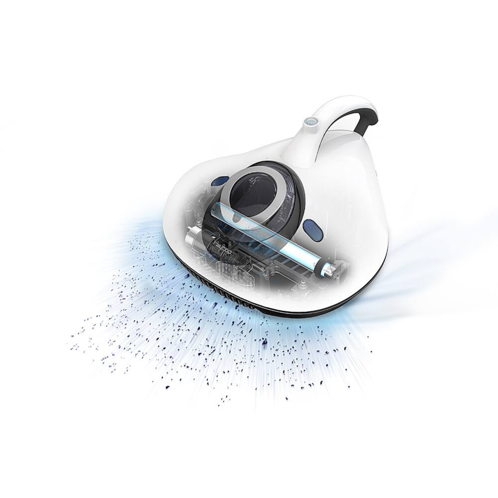RAYCOP LITE UV+ – Aspiradora de Mano Antialérgenos con Luz UV+, Eliminación de Ácaros y Bacterias, Color White