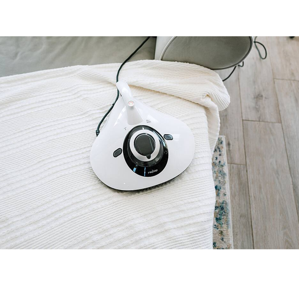RAYCOP LITE UV+ – Aspiradora de Mano Antialérgenos con Luz UV+, Eliminación de Ácaros y Bacterias, Color White