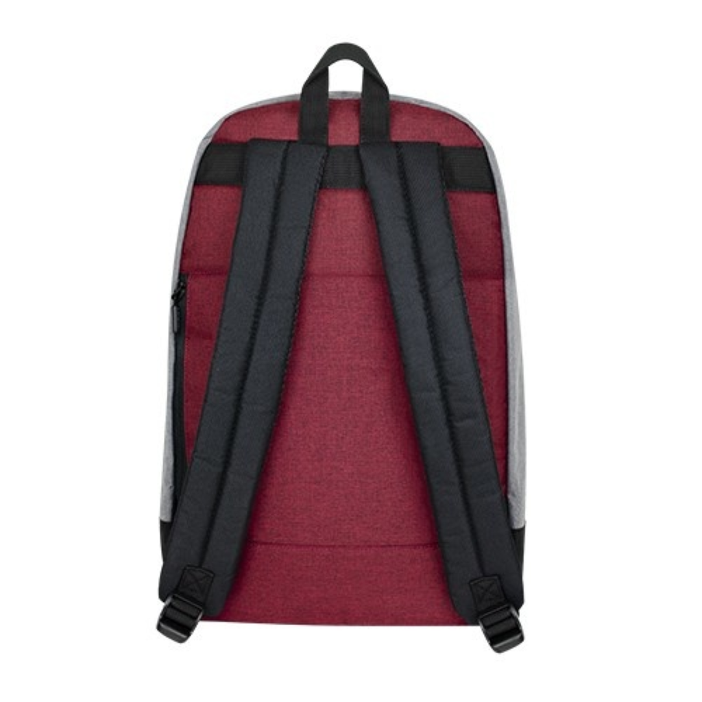 Backpack PERFECT CHOICE PC-083245, 15.6", Color Roja c/ Blanco, Poliéster, modelo PC-083245 