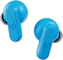 Skullcandy Dime Auriculares In-Ear Inalámbricos, 12 h de Autonomía, Micrófono, Compatibles con iPhone Android y Dispositivos Bluetooth, - LIGHT GREY/BLUE