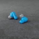 Skullcandy Dime Auriculares In-Ear Inalámbricos, 12 h de Autonomía, Micrófono, Compatibles con iPhone Android y Dispositivos Bluetooth, - LIGHT GREY/BLUE