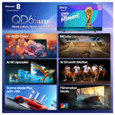 Hisense 50" QD6 Series Hi-QLED 4K UHD Smart Fire TV 2025 HDR Dolby Vision Alexa Integrada