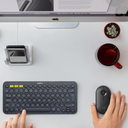 Logitech K380 Multi-Device – Teclado Bluetooth Compacto, Silencioso y Portátil, Compatible con Windows, macOS, iPadOS, Android, ChromeOS y Smart TV