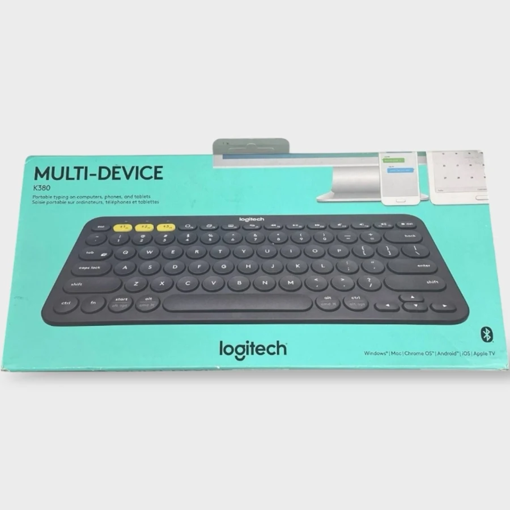 Logitech K380 Multi-Device – Teclado Bluetooth Compacto, Silencioso y Portátil, Compatible con Windows, macOS, iPadOS, Android, ChromeOS y Smart TV