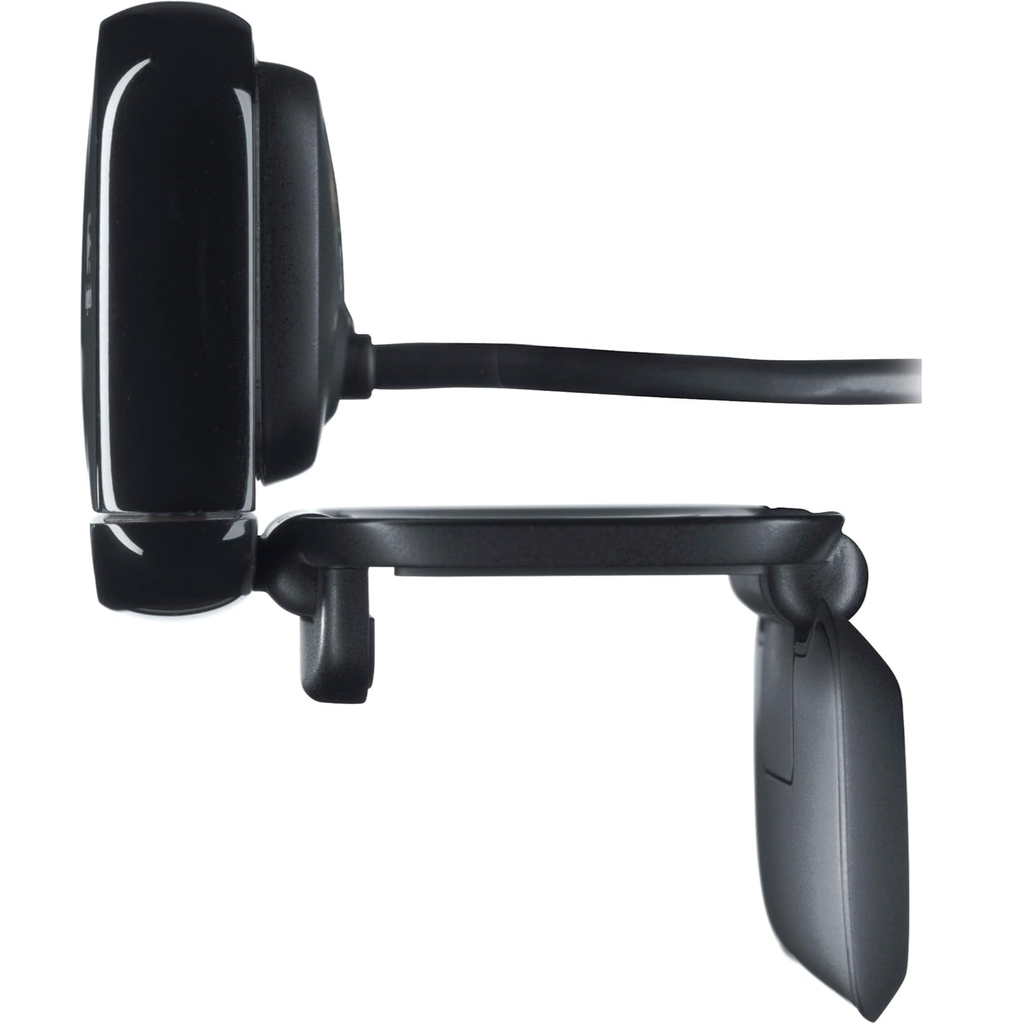 Logitech C525 HD Webcam – Cámara Web 720p, Autofocus, Micrófono Integrado, Video 30fps, Diseño Plegable, USB 2.0 (Black)