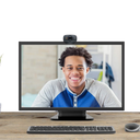 Logitech C525 HD Webcam – Cámara Web 720p, Autofocus, Micrófono Integrado, Video 30fps, Diseño Plegable, USB 2.0 (Black)