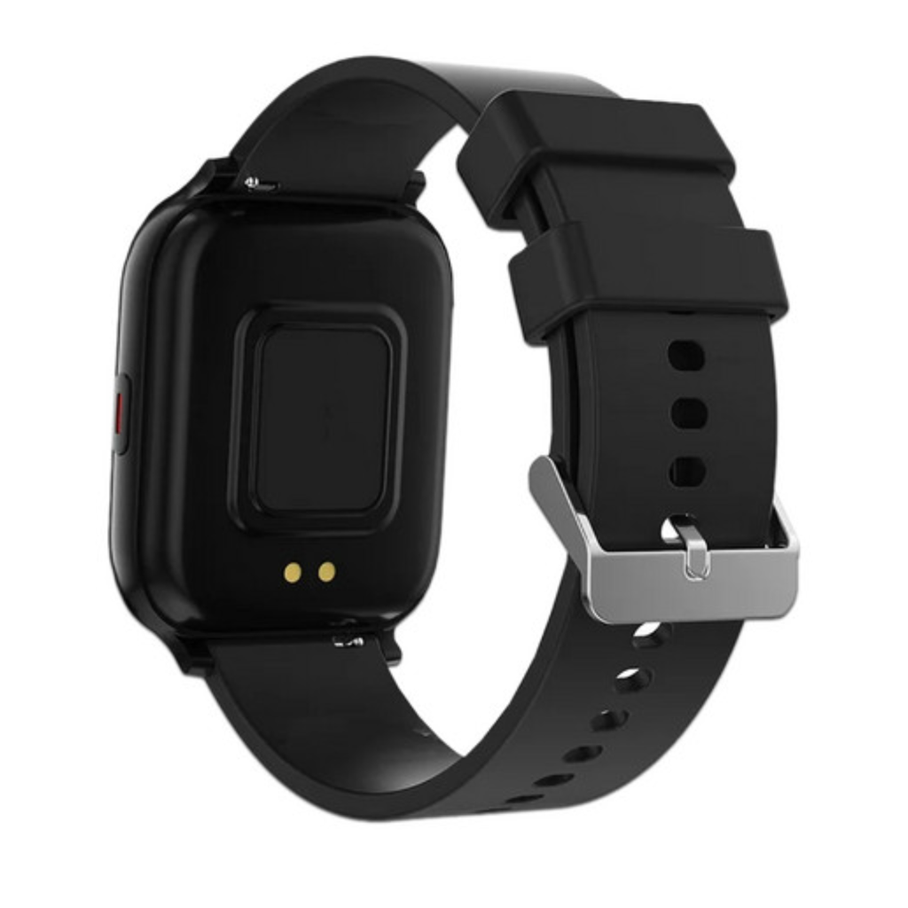 HY Smart Watch SW001 – Smartwatch Deportivo con Monitoreo de Actividad, Notificaciones, Resistencia al Agua y Pantalla Táctil, Color Black