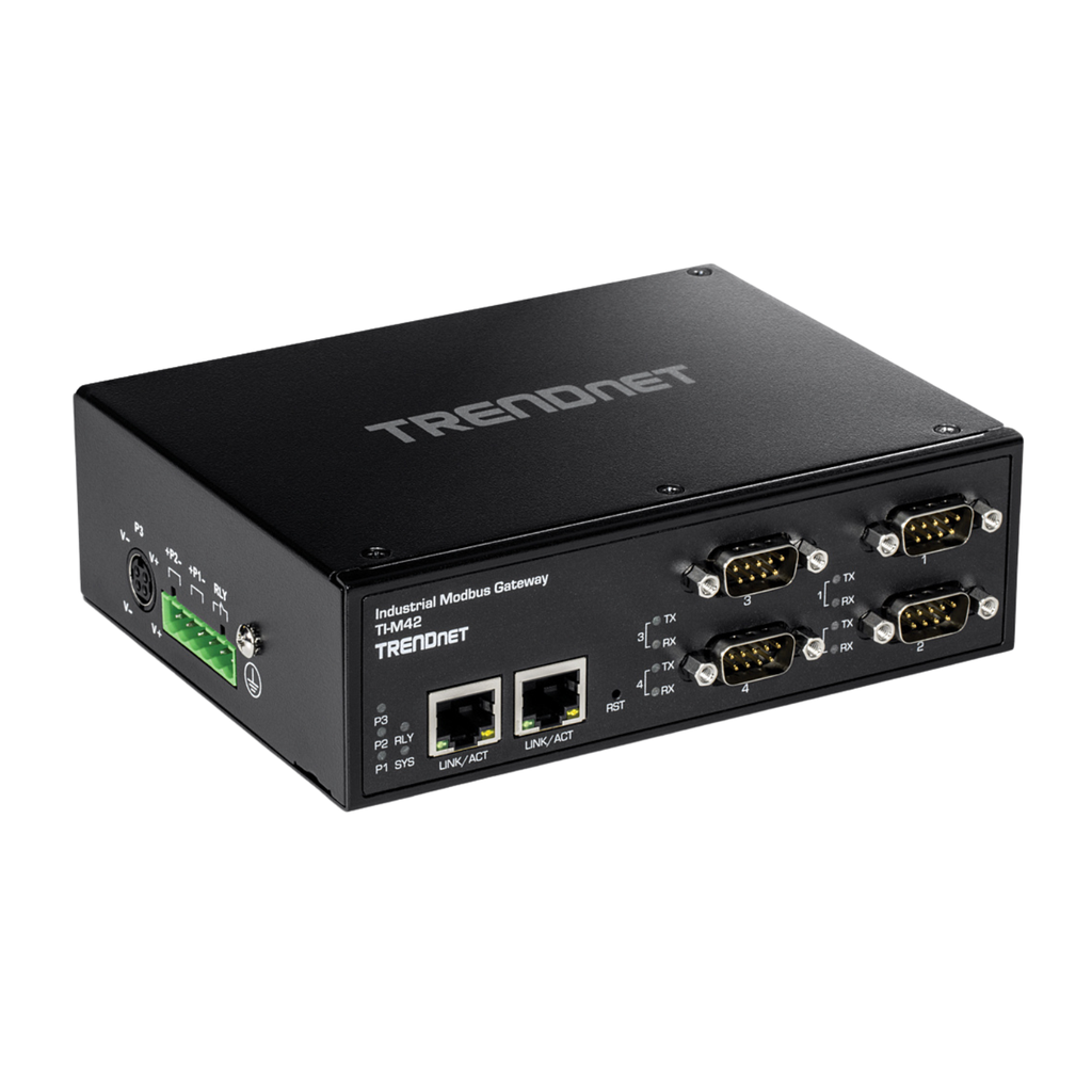 4-Port Industrial Modbus Gateway