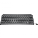 Logitech MX Keys Mini – Teclado Inalámbrico Compacto, Retroiluminado, Bluetooth Multi-Device, USB-C, Teclas Perfect Stroke