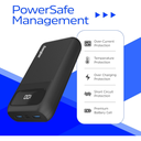 Energizer MAX Power Bank 20,000mAh – Carga Rápida 20W, USB-C + 2 USB-A, Pantalla LCD, Alta Capacidad, Color Negro