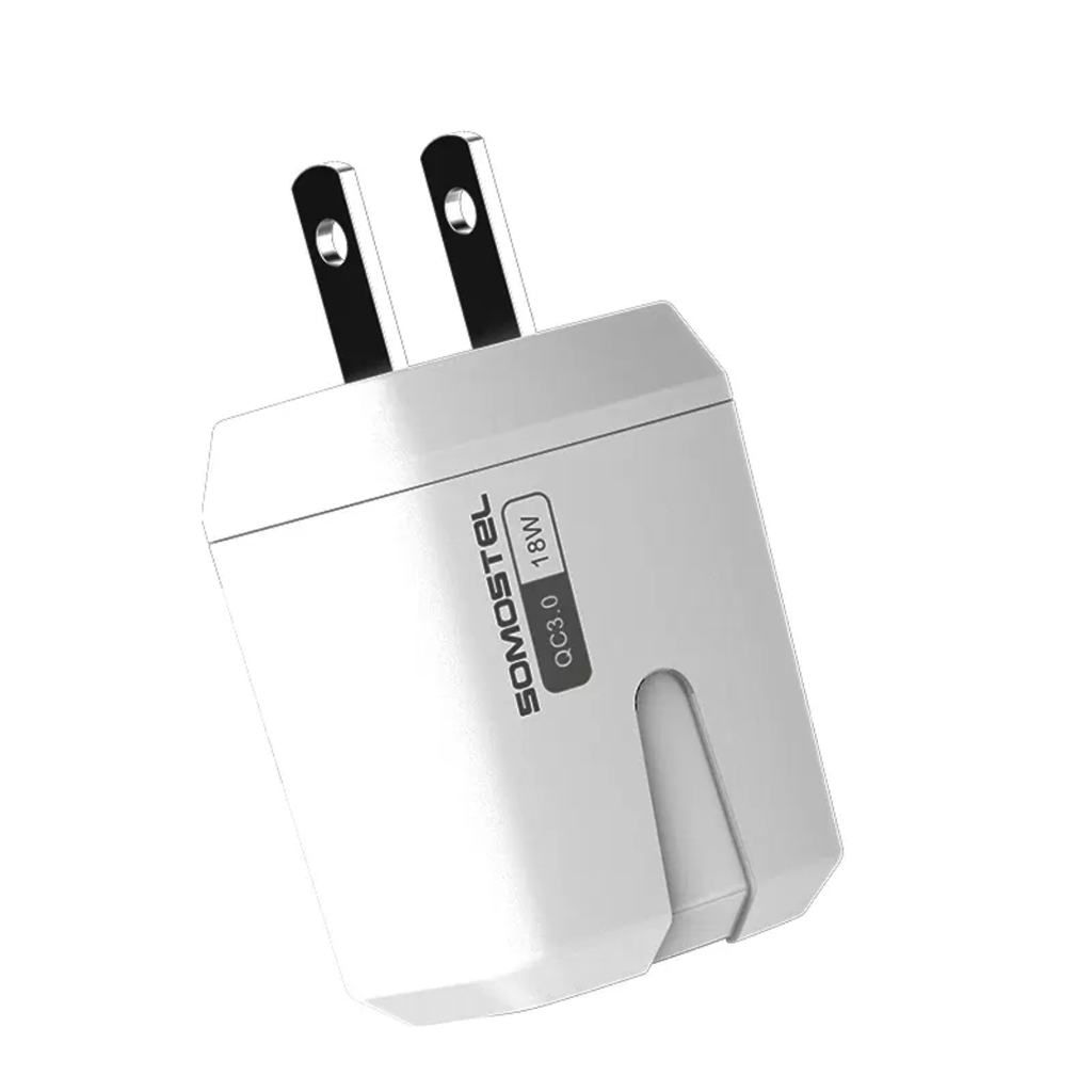 Cargador KPMU Cubo SMS-Q02 – Adaptador USB para Pared, Compacto y Portátil, Carga Estable para Teléfonos y Dispositivos USB