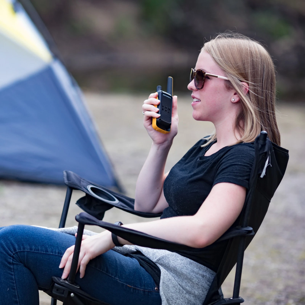 Radios de Dos Vías Recargables – Dual Pack con Accesorios, Largo Alcance, Audio Claro, USB Rechargeable, Walkie Talkies para Trabajo y Outdoor