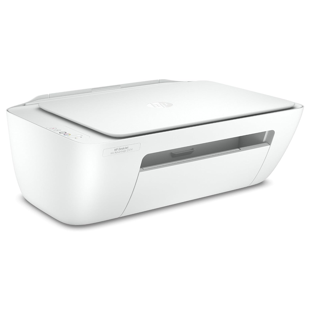 HP DeskJet Ink Advantage 2374 – Impresora Multifuncional Color, Copia, Escaneo, Conectividad USB, Compacta y Fácil de Usar