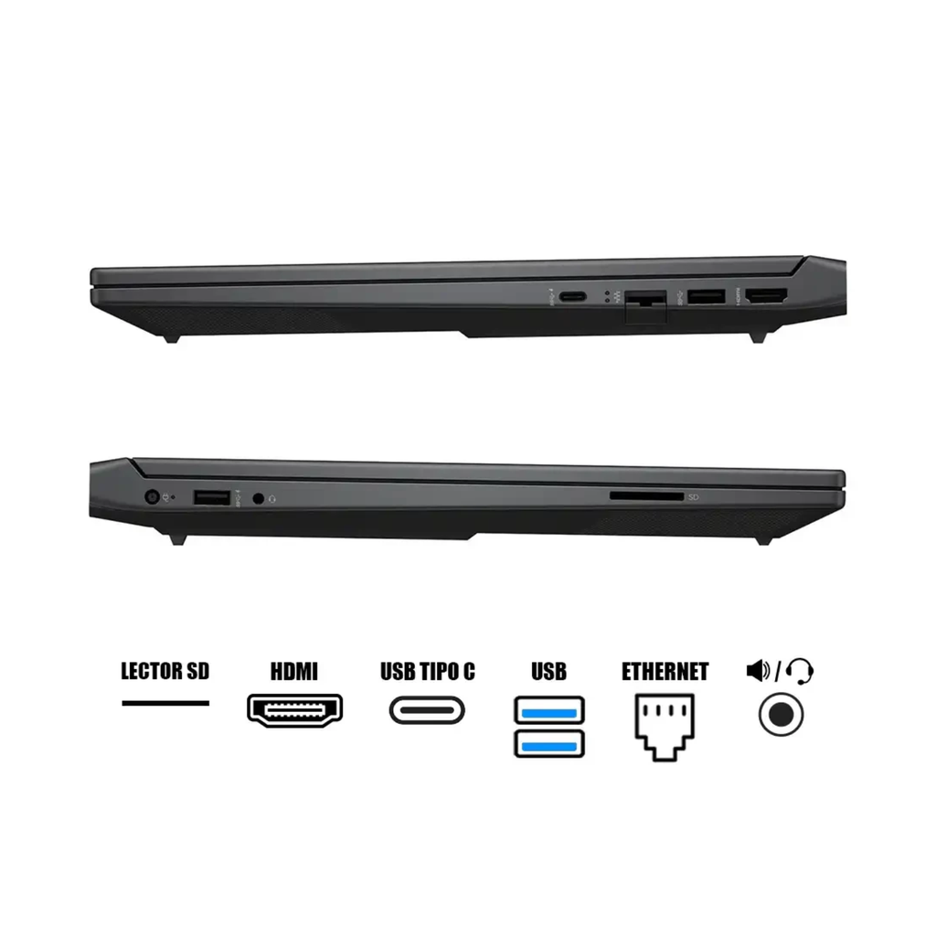 HP Victus 15-FA2082 – Laptop Gamer 15.6″ FHD, Intel Core i5-13420H, 16GB RAM, 512GB SSD, NVIDIA RTX 4050 6GB, Windows 11, Mica Silver