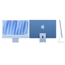 Apple iMac 24″ M3 – All-in-One 4.5K Retina, 8-Core CPU, 10-Core GPU, 8GB RAM, 256GB SSD, Blue, Teclado y Mouse Español Chile