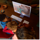 Apple iMac 24″ M3 – All-in-One 4.5K Retina, 8-Core CPU, 10-Core GPU, 8GB RAM, 256GB SSD, Blue, Teclado y Mouse Español Chile