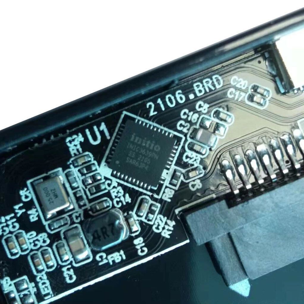 Enclosure 2.5" SATA USB 3.0 – Case Externo para Disco Duro/SSD 7mm–9.5mm, Alta Velocidad, Plug & Play, Compatible con Windows y Mac