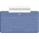 Logitech Keys-To-Go – Teclado Bluetooth Ultra Portátil, Delgado, Silencioso y Resistente a Salpicaduras, Compatible con iPad, iPhone y Tablets (Nuevo)