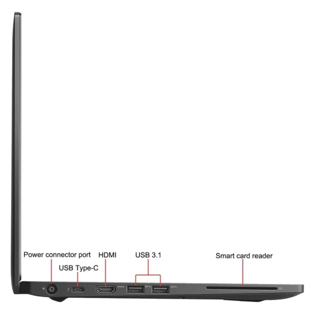 Dell Latitude 7490 14″ FHD Refurbished Grade A – Intel Core i5-8350U, 8GB RAM, 256GB SSD, Windows 11 Pro, Teclado Retroiluminado Inglés/Español