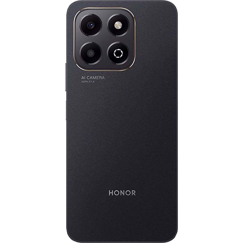 HONOR X6C 4G Midnight Black – Smartphone 6.56″ HD+, 128GB Almacenamiento, Batería de larga duración, Triple Cámara