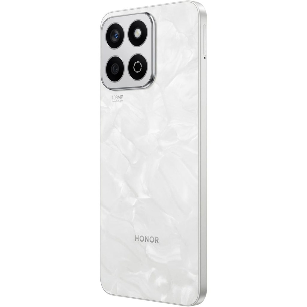 HONOR X7C Blanco – Smartphone 6.74″ HD+, 256GB Almacenamiento, Triple Cámara, Batería de larga duración – Versión LATAM