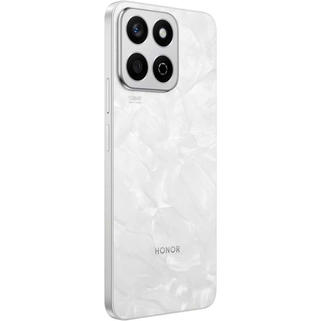 HONOR X7C Blanco – Smartphone 6.74″ HD+, 256GB Almacenamiento, Triple Cámara, Batería de larga duración – Versión LATAM