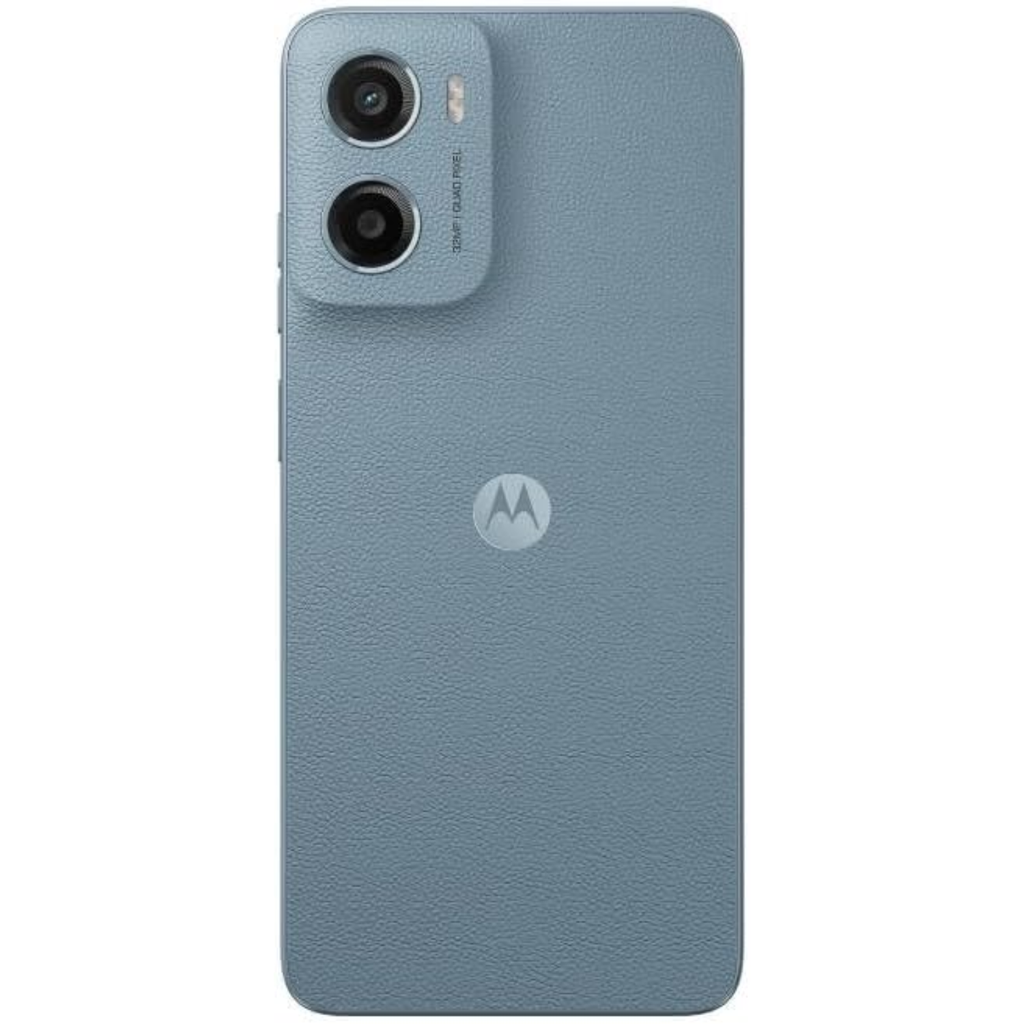 Motorola Moto E15 Azul Cantera – Smartphone 2GB RAM, 64GB, Pantalla 6.5″ HD+, LTE, Dual SIM, Batería de larga duración