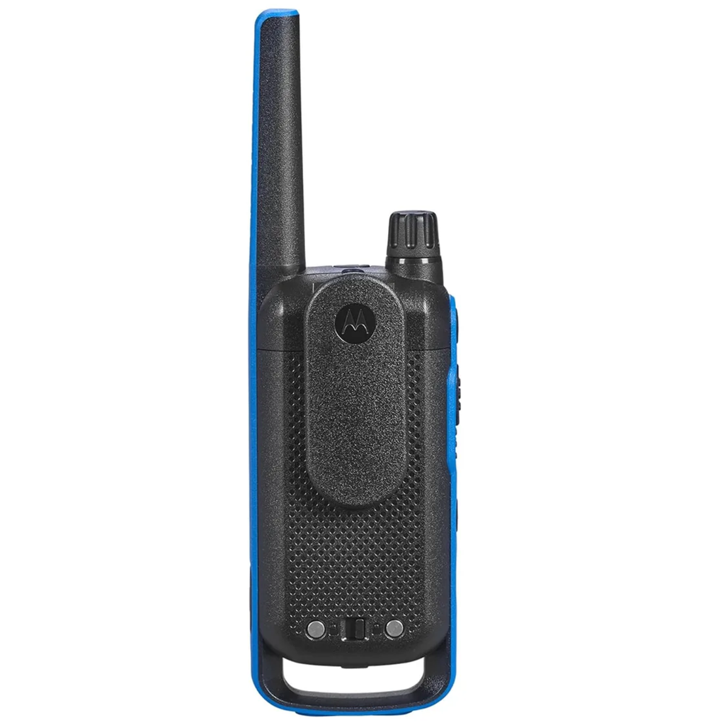 Motorola Talkabout T802 Black/Blue – Paquete de 2 Walkie Talkies, Bluetooth, Mensajería Off-Grid, GPS vía App, Emergencias Outdoor, Largo Alcance