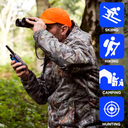 Motorola Talkabout T802 Black/Blue – Paquete de 2 Walkie Talkies, Bluetooth, Mensajería Off-Grid, GPS vía App, Emergencias Outdoor, Largo Alcance