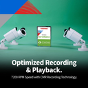 Toshiba S300 Pro 6TB – Disco Duro 3.5" SATA III 7200RPM con 512MB Caché para Videovigilancia 24/7 – Rendimiento Profesional