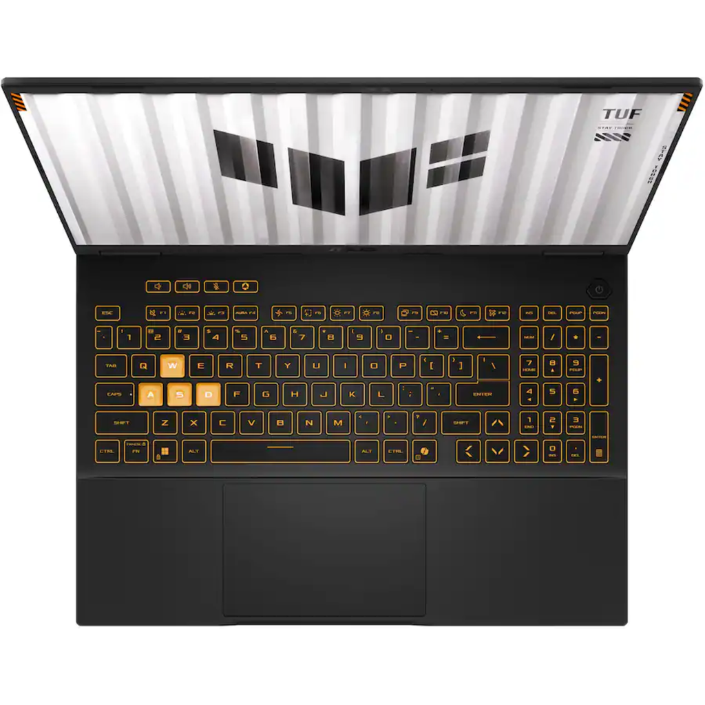 Asus TUF F16 FX608JPR-WH74 – Laptop Gamer 16" 165Hz, Intel Core i7-14650HX, NVIDIA RTX 5070 8GB, 16GB RAM, 1TB SSD, Windows 11, Jaeger Gray, Teclado RGB