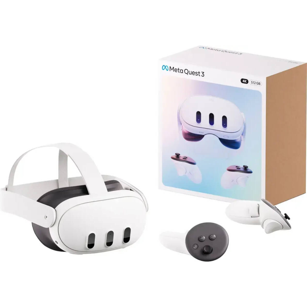 Meta Quest 3 512GB – Visor VR All-in-One con Batman: Arkham Shadow, Passthrough en Color, Lentes Pancake, OPEN BOX