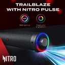 Acer Nitro 2.0 Bluetooth USB Computer Speakers Gaming Soundbar for Laptop Desktop Monitor Tablet Phone via USB/USB-C on PC Mac & Android, Nitro Pulse RGB Lights, 3.5mm Audio, Xbox PS5