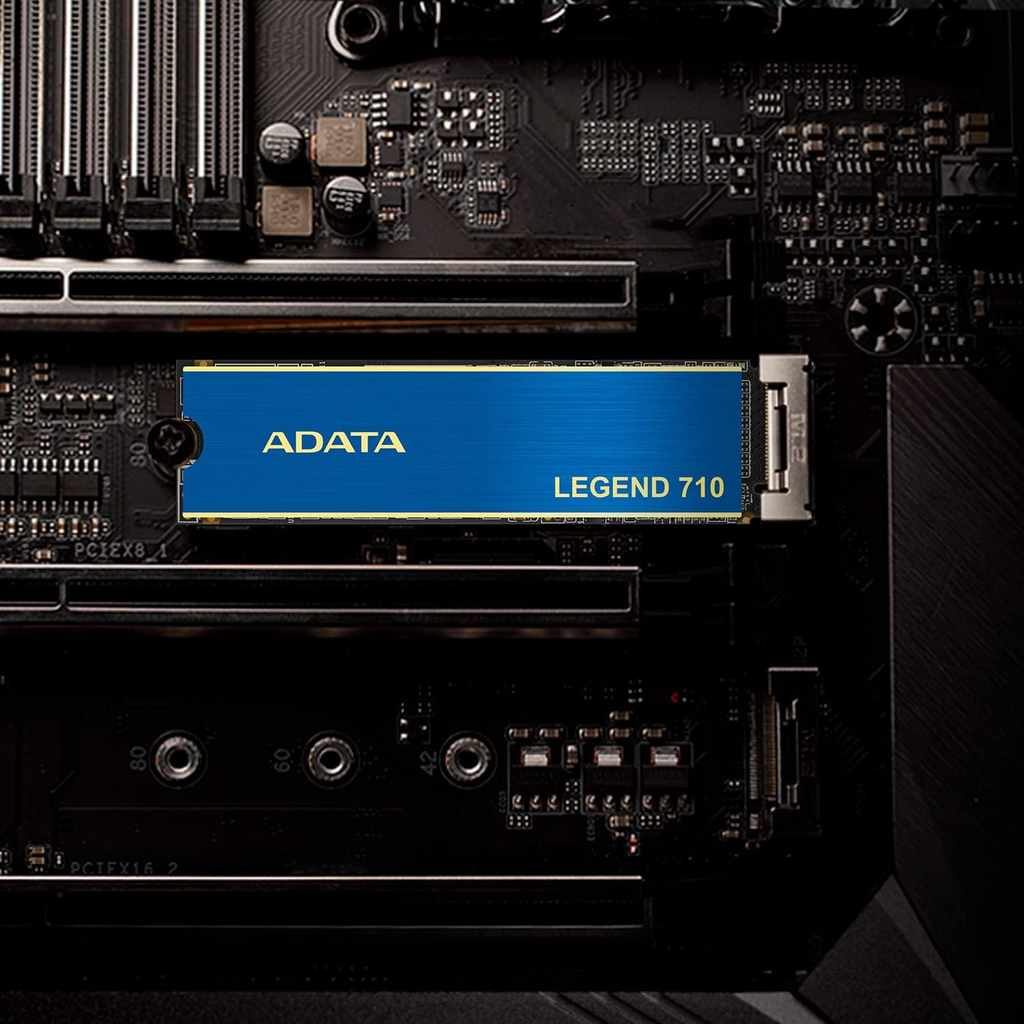 ADATA LEGEND 710 1TB – SSD NVMe PCIe 3.0 M.2 2280, 2400MB/s Lectura, 1800MB/s Escritura, Alto Rendimiento para Laptop y PC