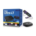 Roku LT Ultra 4660, 4K HDR, Auriculares JBL y control remoto de voz - Negro